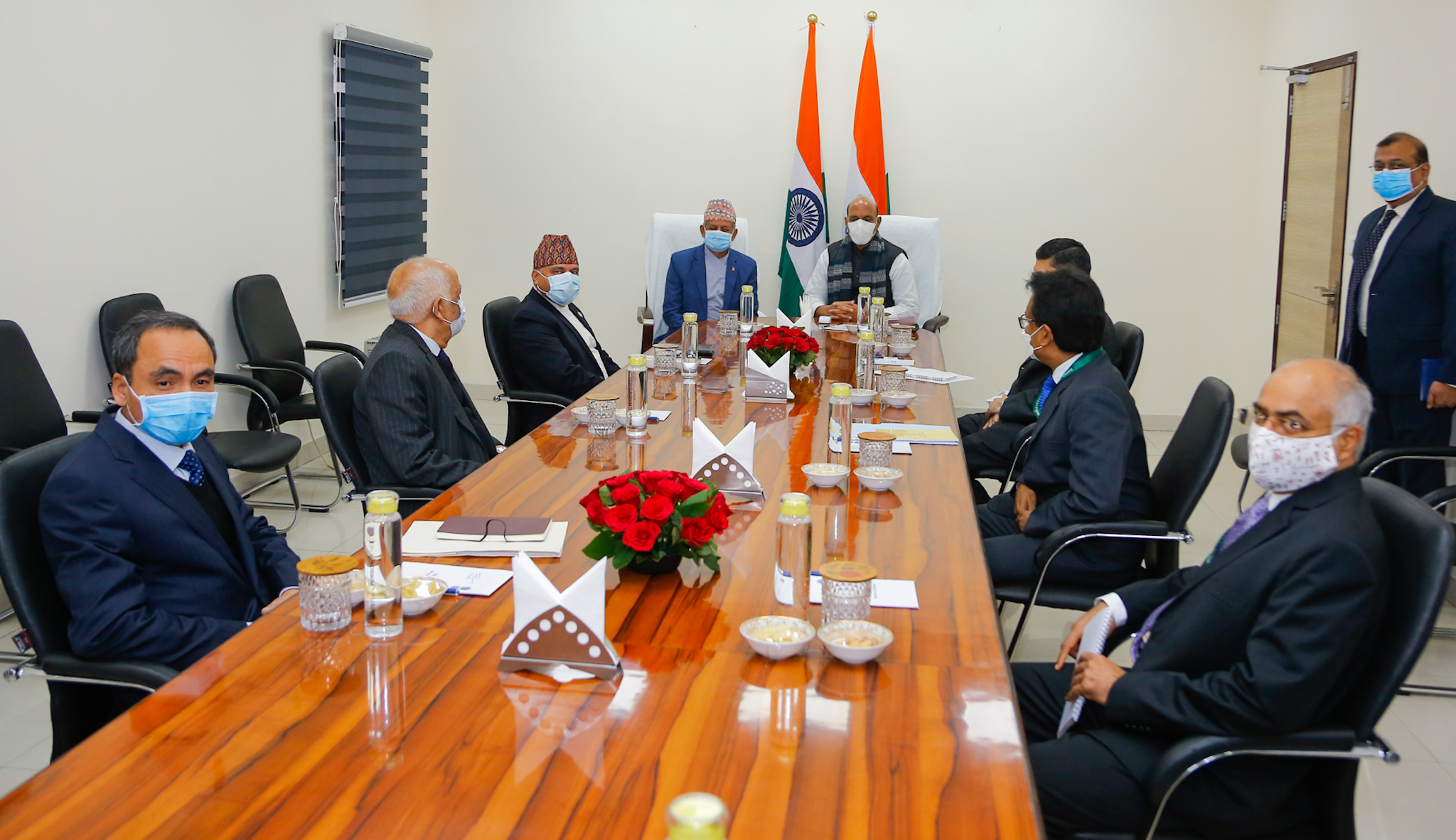 Rajnath Singh meets Foreign Minister of Nepal